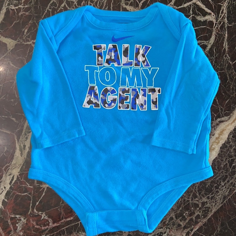 Bright Blue Baby Nike Bodysuit 💙👶🏻
